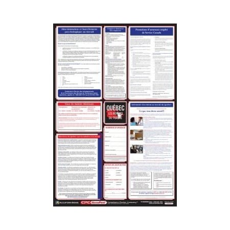 Accuform POSTERS CANADIAN EMPLOYMENT AND PPG313QC PPG313QC